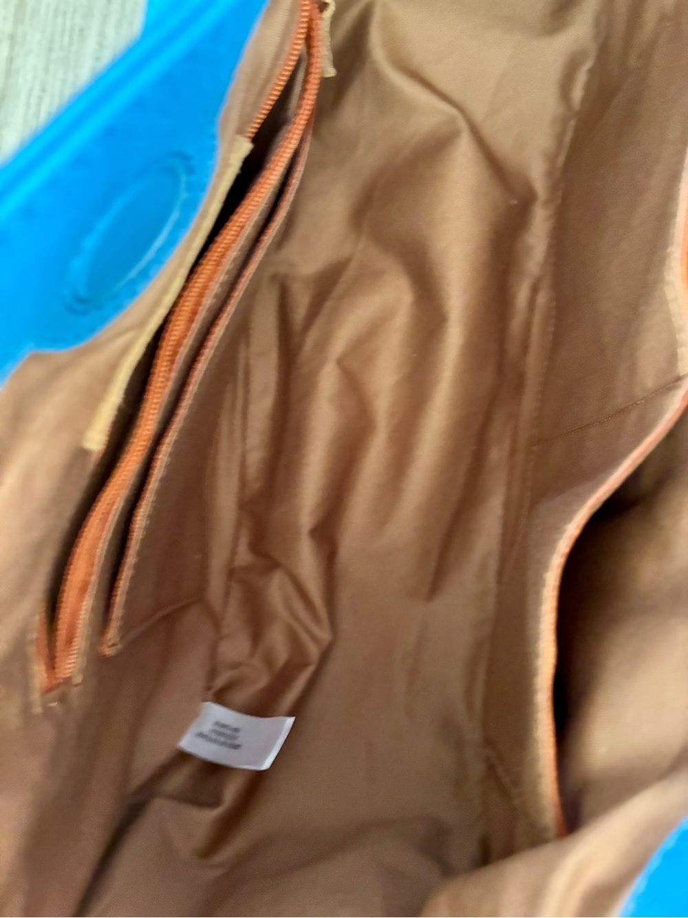 HOBO Arla Sky Blue Curved Shoulder Hobo Bag - Picture 5 of 6
